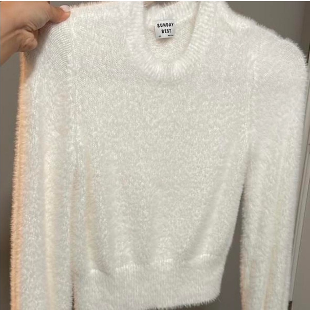 Aritzia Sundays best long sleeve fluf top